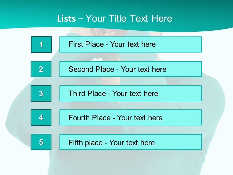 Stress Young Isolated PowerPoint Template