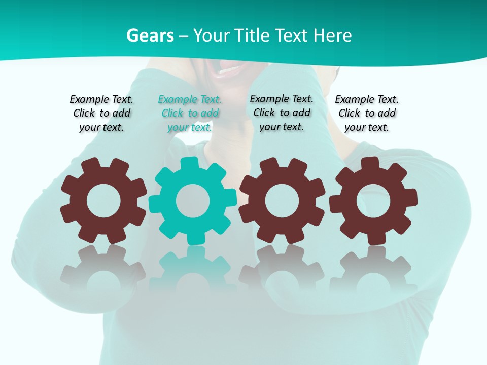 Stress Young Isolated PowerPoint Template