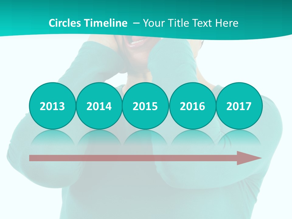 Stress Young Isolated PowerPoint Template