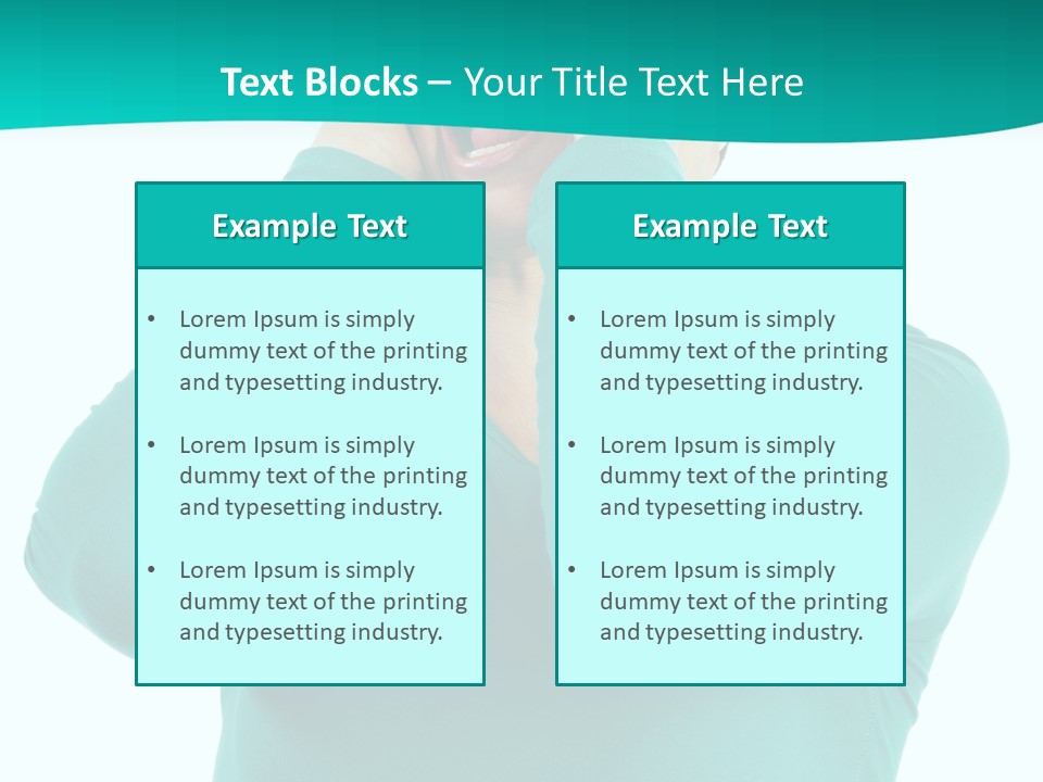 Stress Young Isolated PowerPoint Template