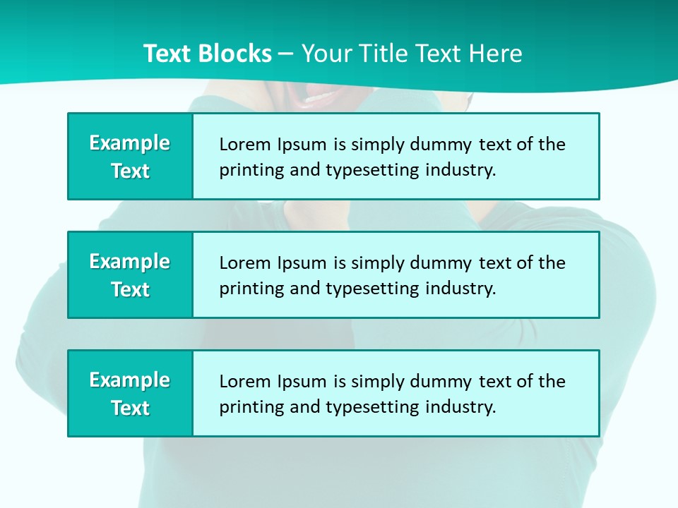 Stress Young Isolated PowerPoint Template