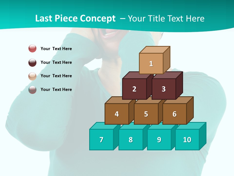 Stress Young Isolated PowerPoint Template