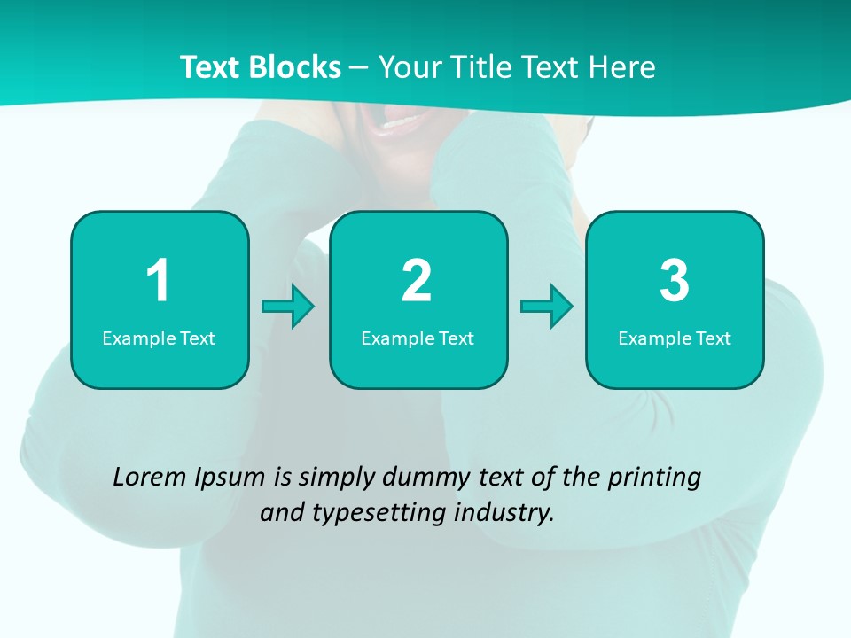 Stress Young Isolated PowerPoint Template