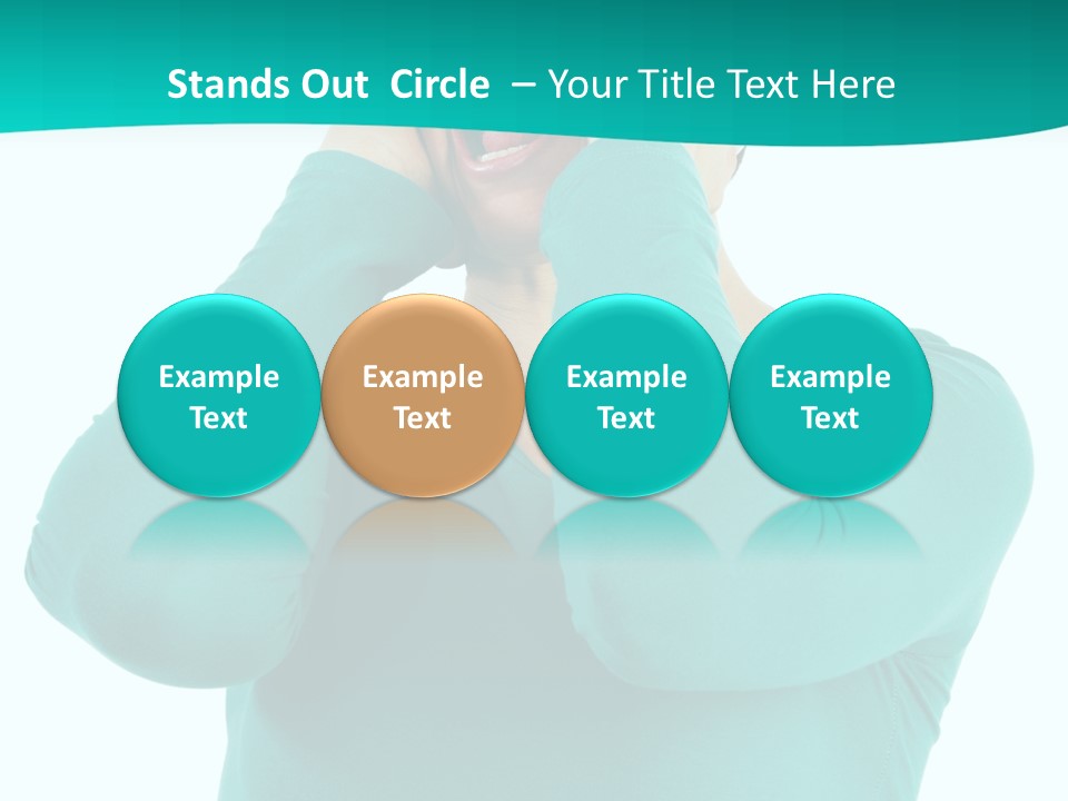 Stress Young Isolated PowerPoint Template
