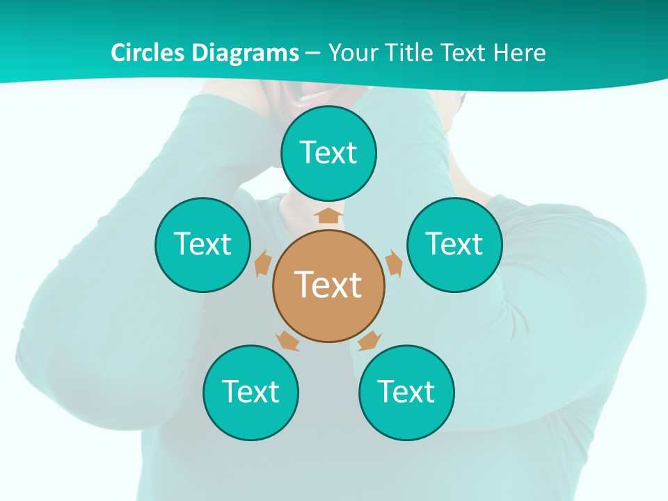 Stress Young Isolated PowerPoint Template