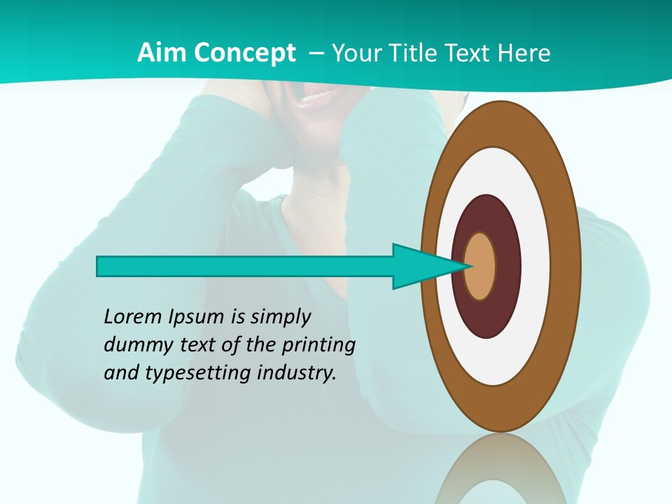 Stress Young Isolated PowerPoint Template