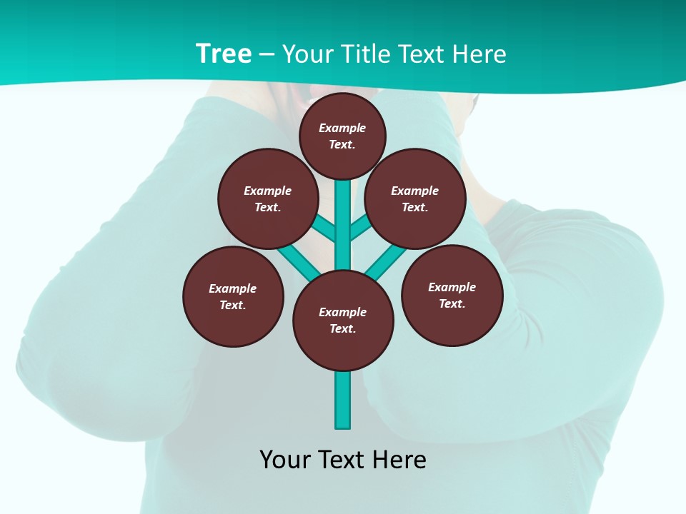 Stress Young Isolated PowerPoint Template