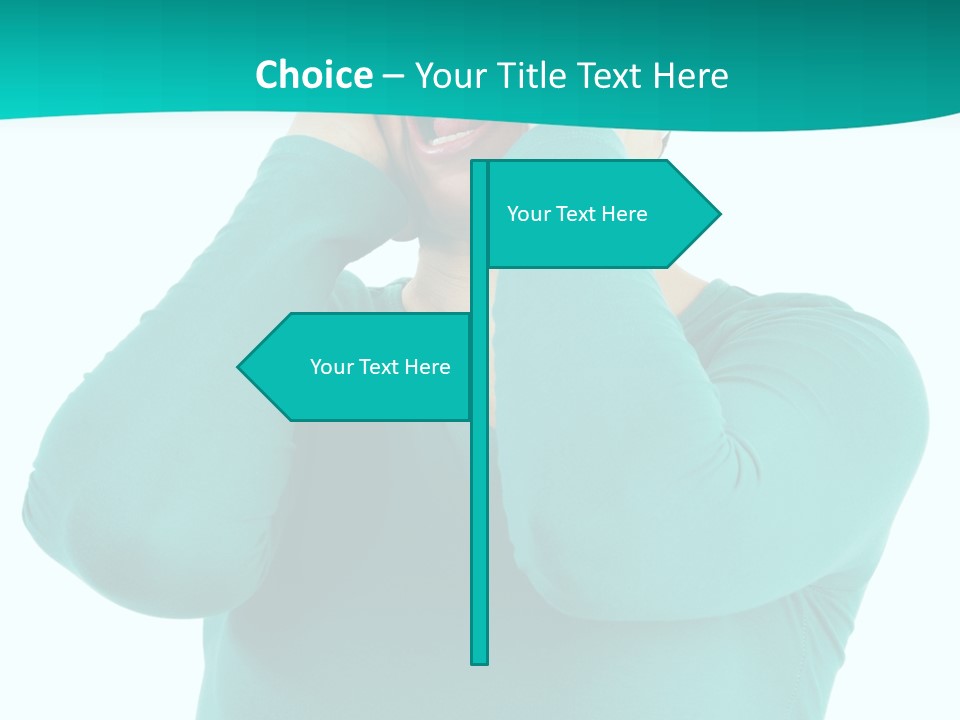 Stress Young Isolated PowerPoint Template