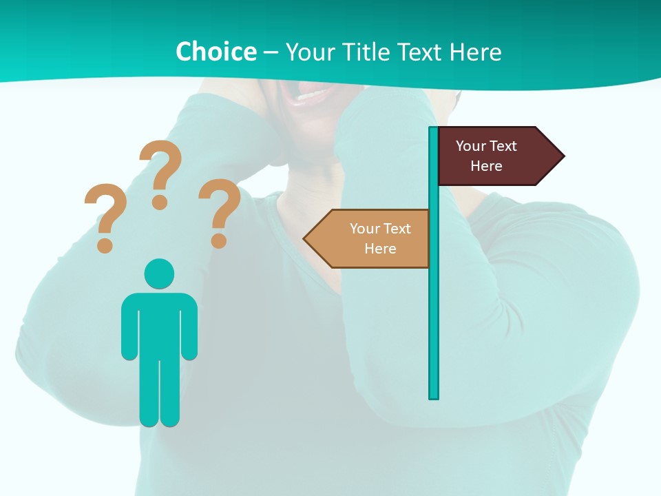 Stress Young Isolated PowerPoint Template