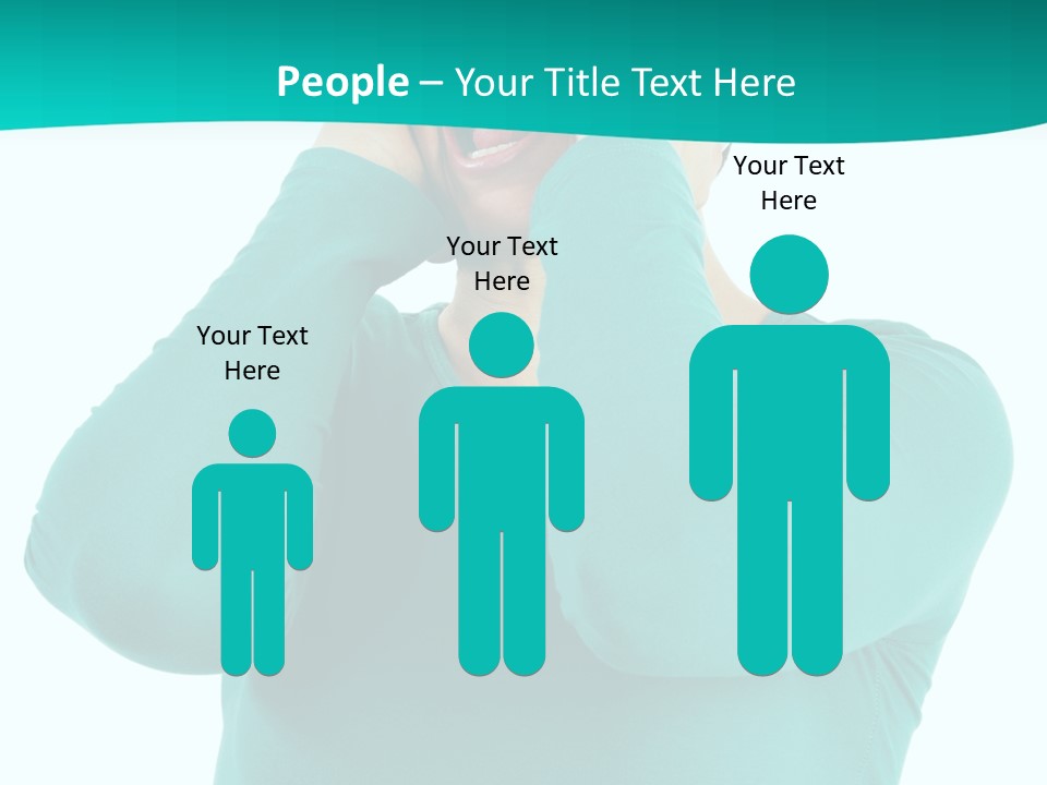 Stress Young Isolated PowerPoint Template