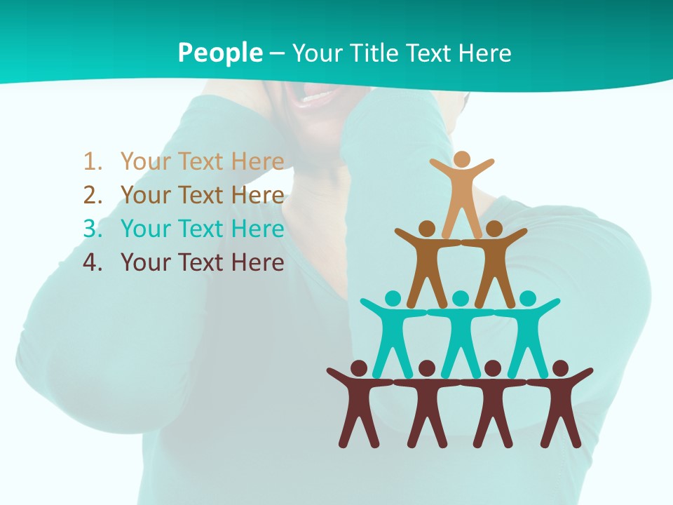 Stress Young Isolated PowerPoint Template