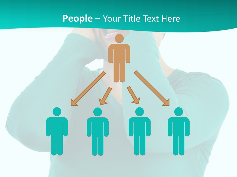 Stress Young Isolated PowerPoint Template