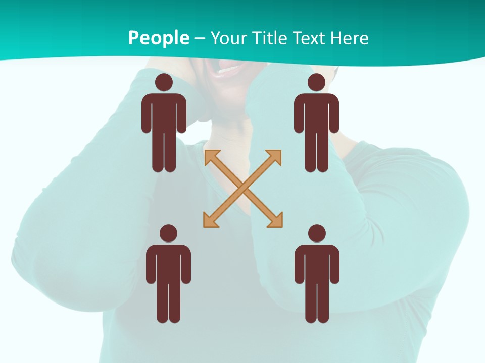 Stress Young Isolated PowerPoint Template