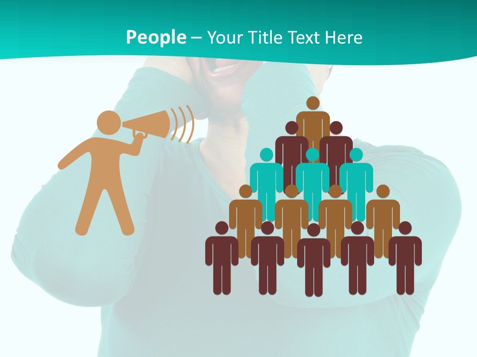 Stress Young Isolated PowerPoint Template