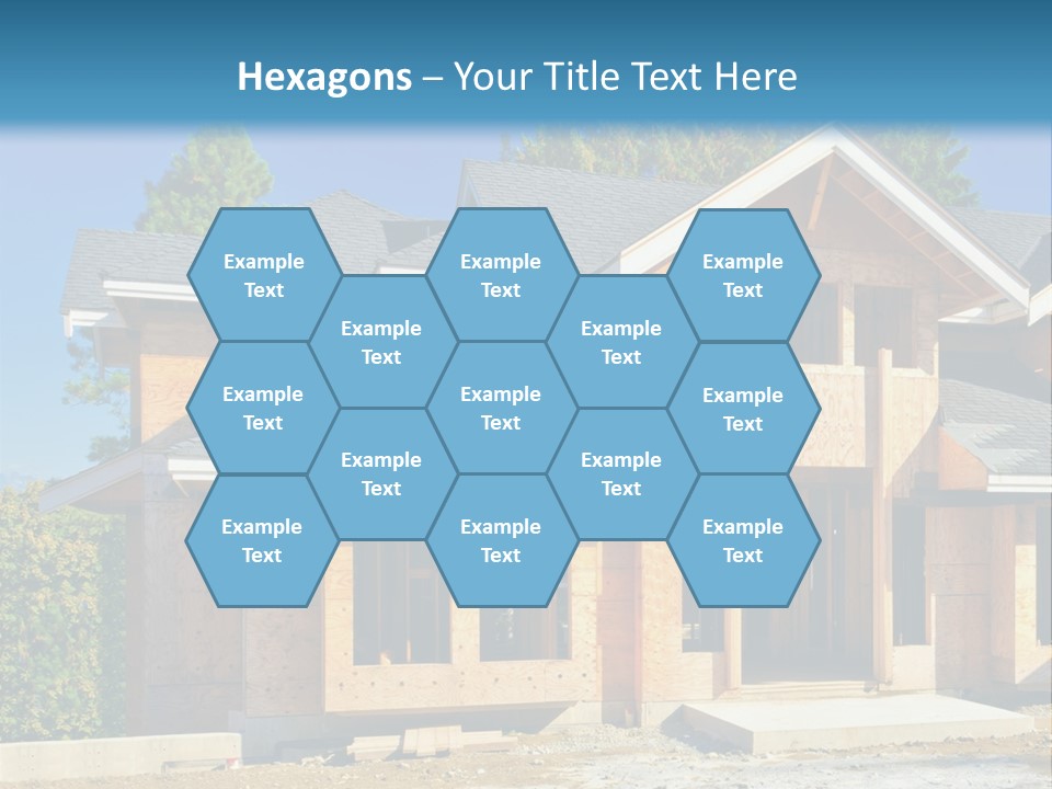 Attic Building Shingles PowerPoint Template