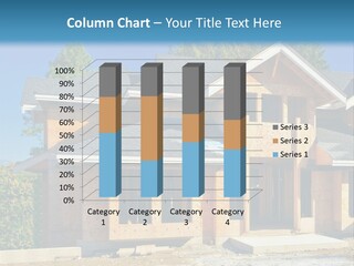 Attic Building Shingles PowerPoint Template