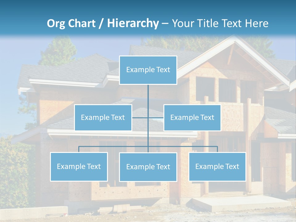 Attic Building Shingles PowerPoint Template