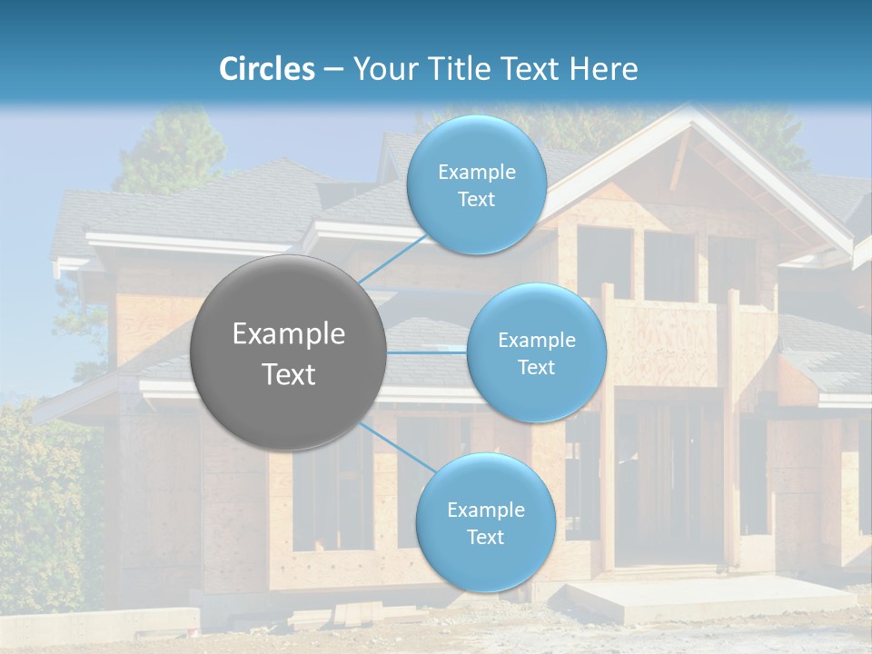 Attic Building Shingles PowerPoint Template