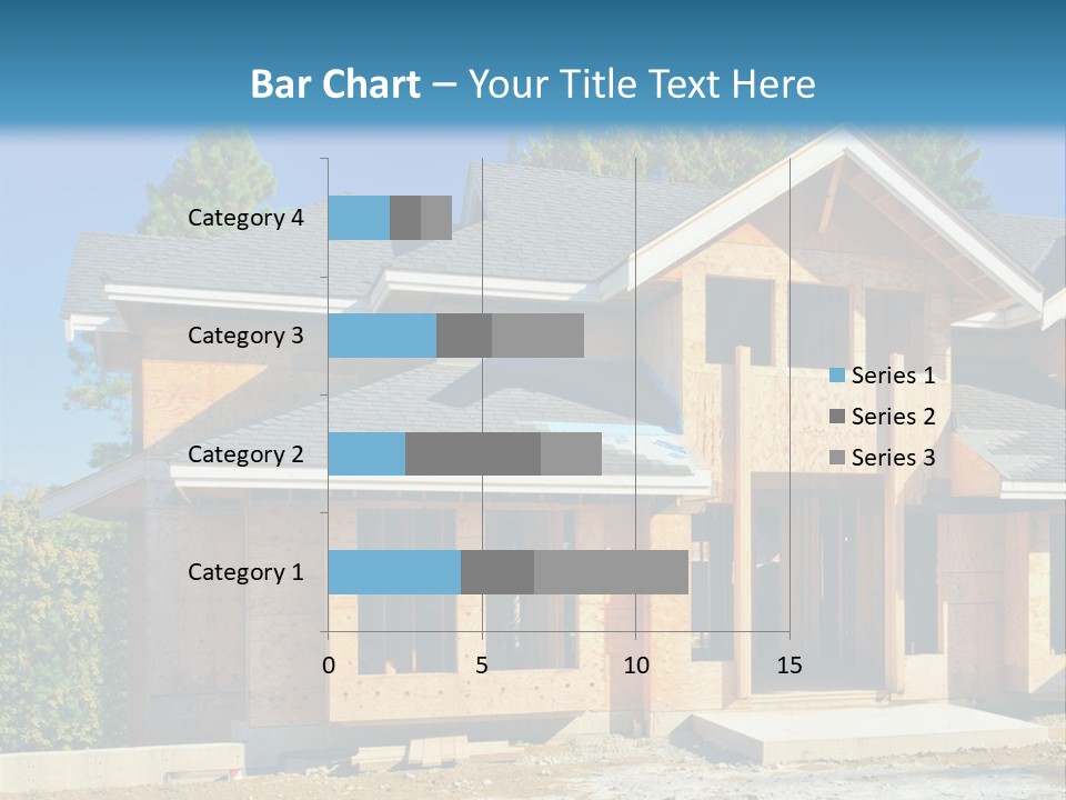 Attic Building Shingles PowerPoint Template