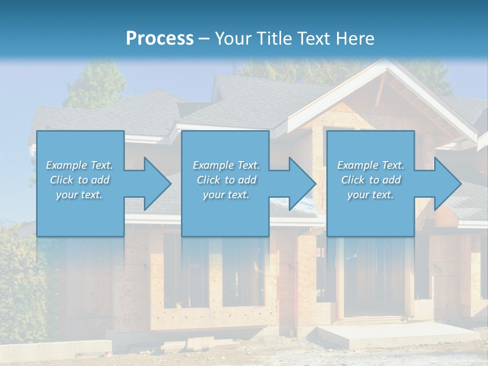 Attic Building Shingles PowerPoint Template