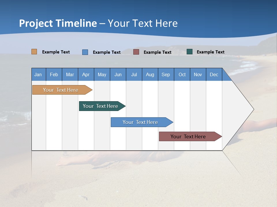 Tanning Portrait Man PowerPoint Template