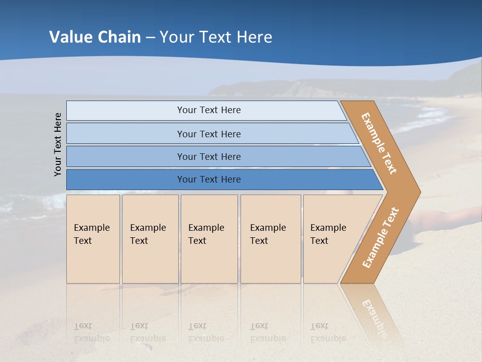 Tanning Portrait Man PowerPoint Template