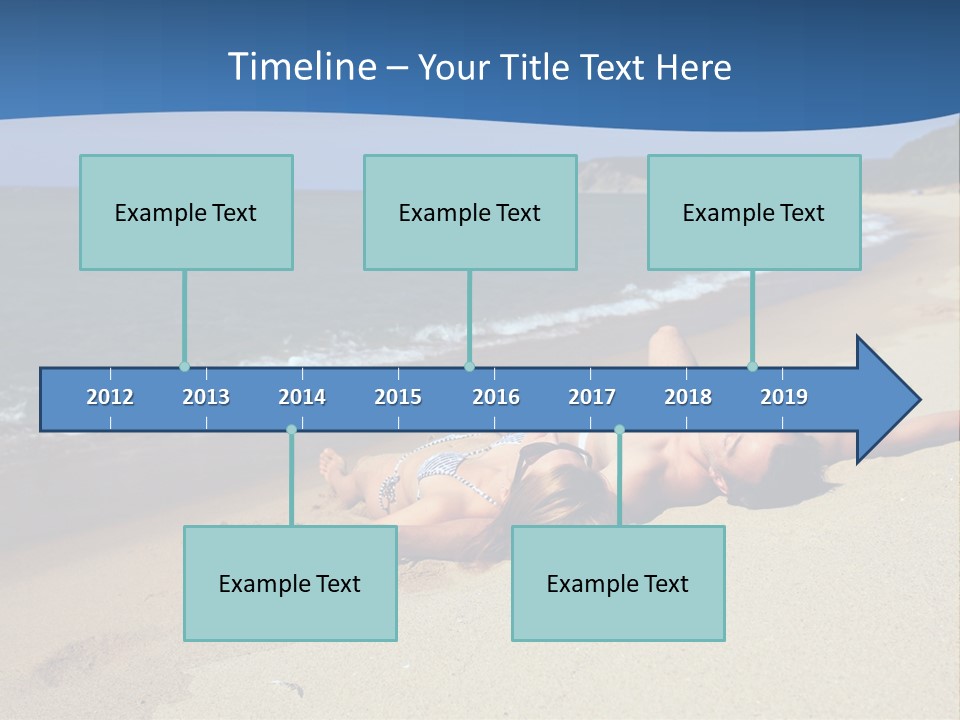 Tanning Portrait Man PowerPoint Template
