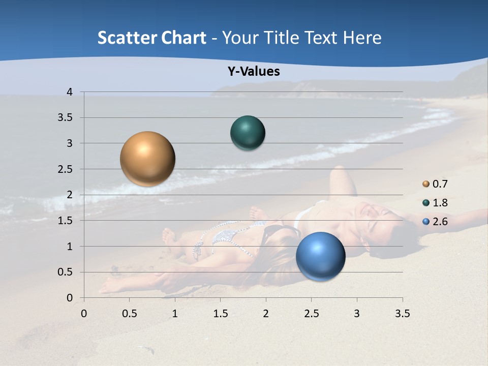 Tanning Portrait Man PowerPoint Template