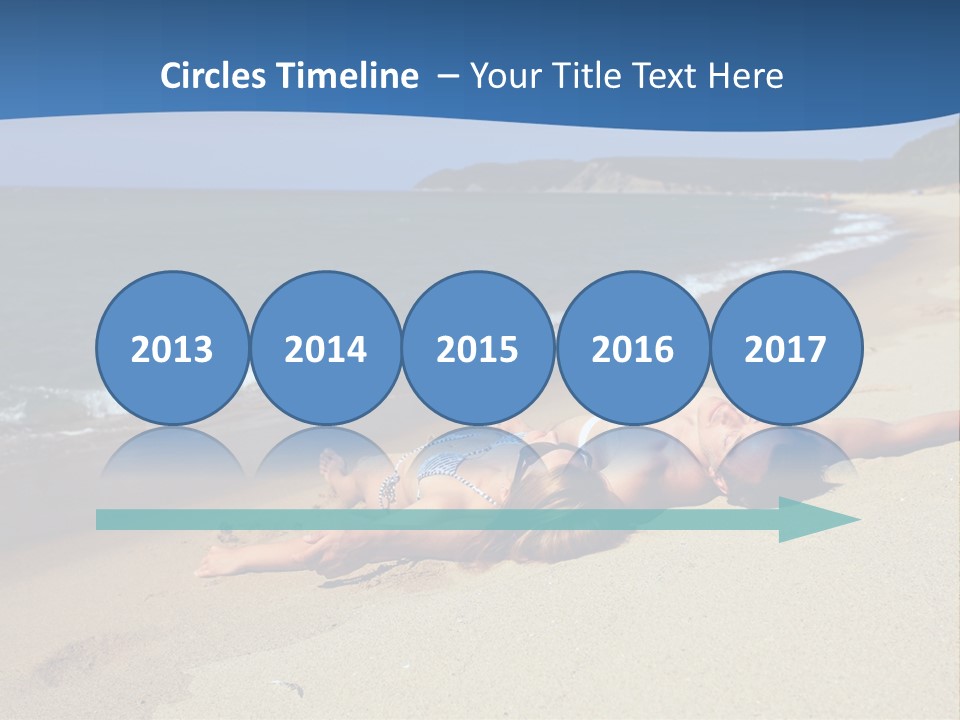 Tanning Portrait Man PowerPoint Template