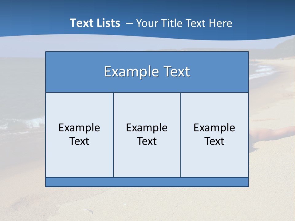 Tanning Portrait Man PowerPoint Template