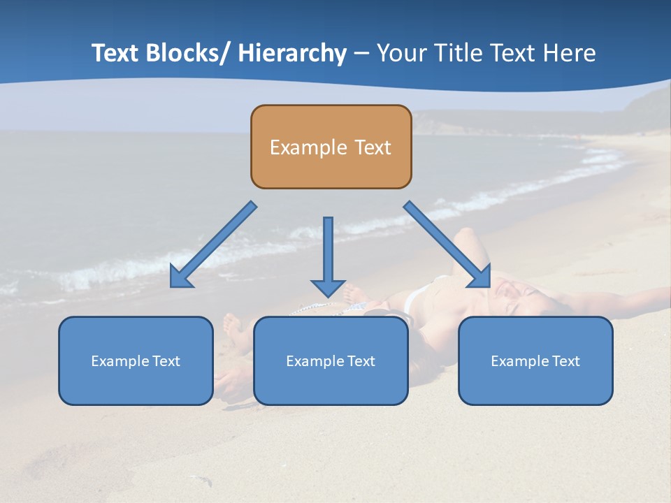 Tanning Portrait Man PowerPoint Template