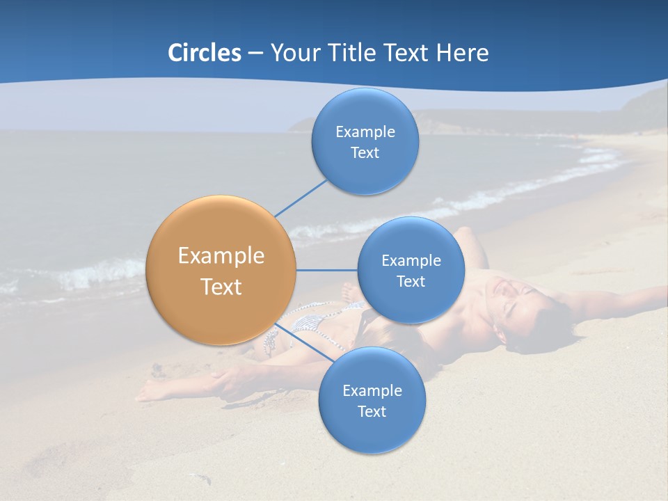 Tanning Portrait Man PowerPoint Template