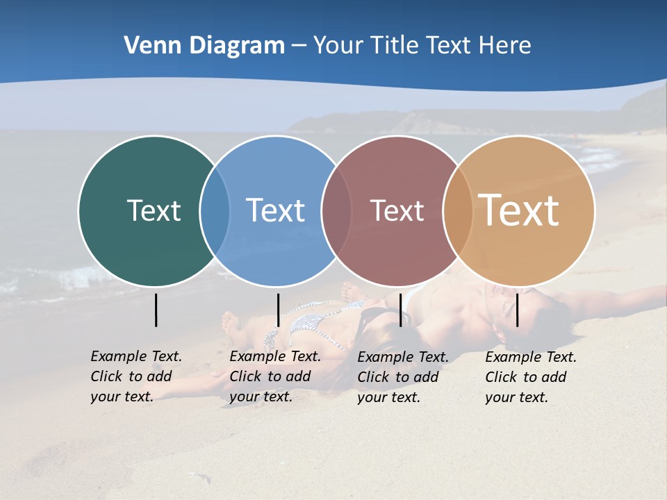Tanning Portrait Man PowerPoint Template