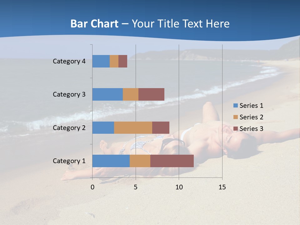 Tanning Portrait Man PowerPoint Template