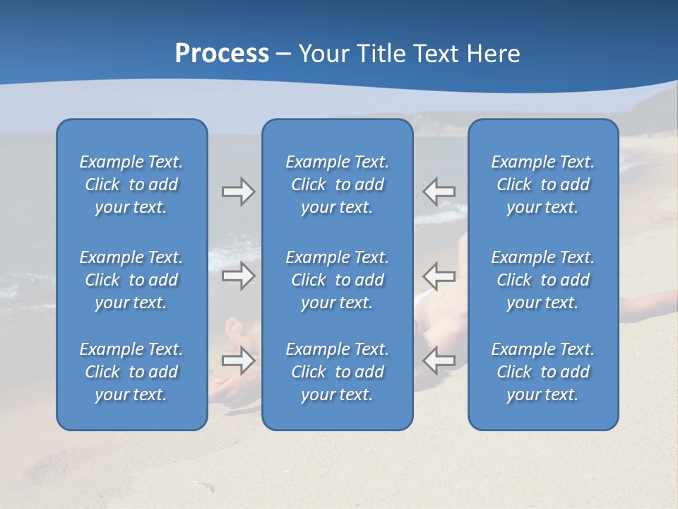 Tanning Portrait Man PowerPoint Template
