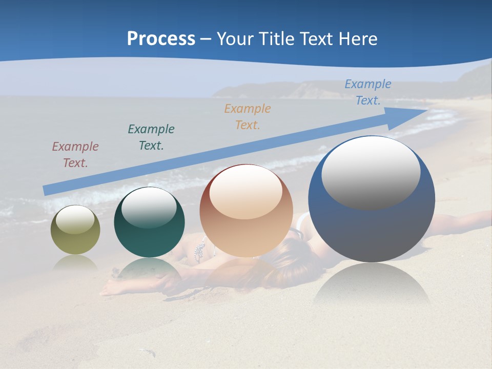 Tanning Portrait Man PowerPoint Template
