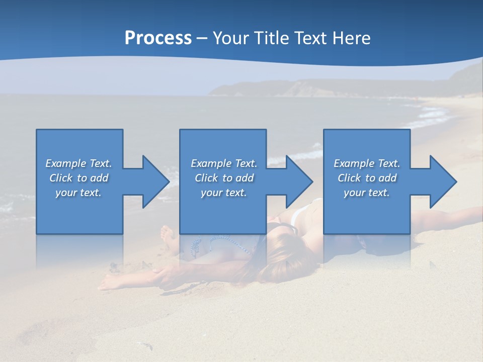 Tanning Portrait Man PowerPoint Template
