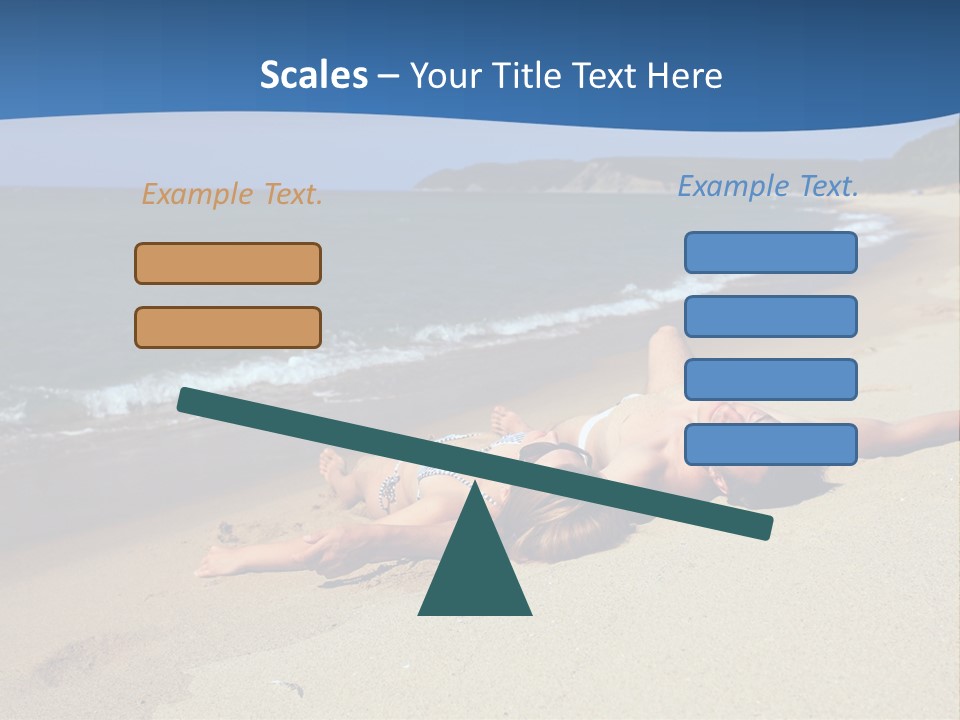 Tanning Portrait Man PowerPoint Template