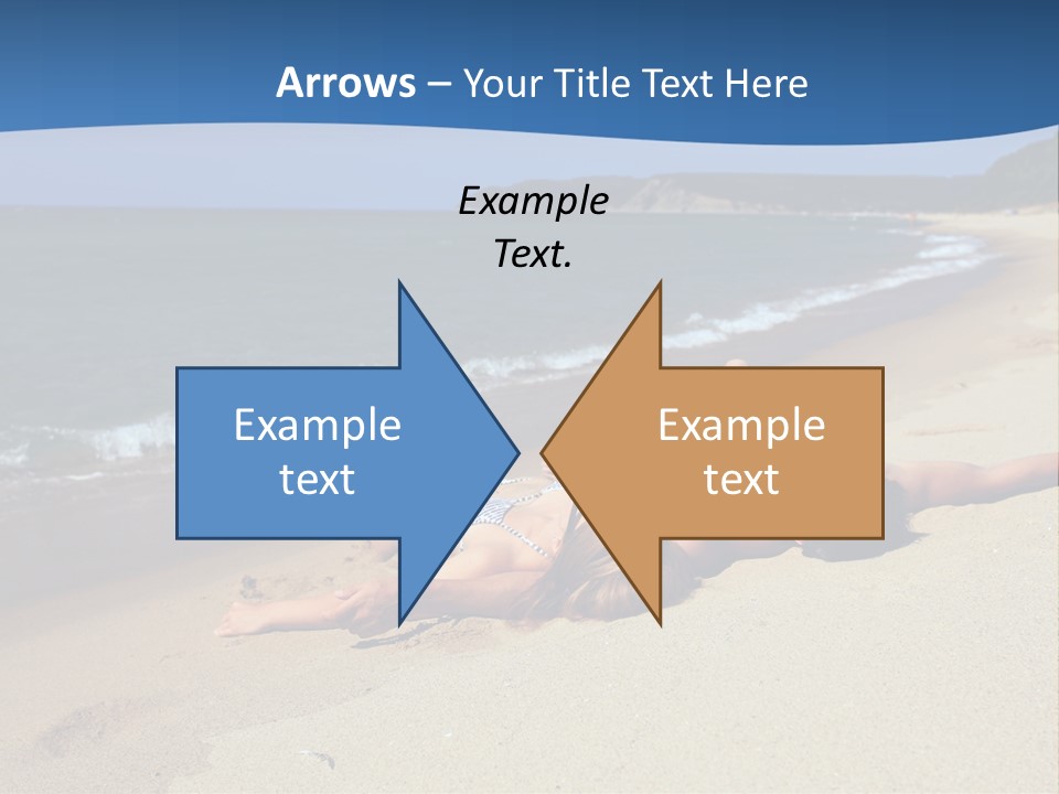 Tanning Portrait Man PowerPoint Template