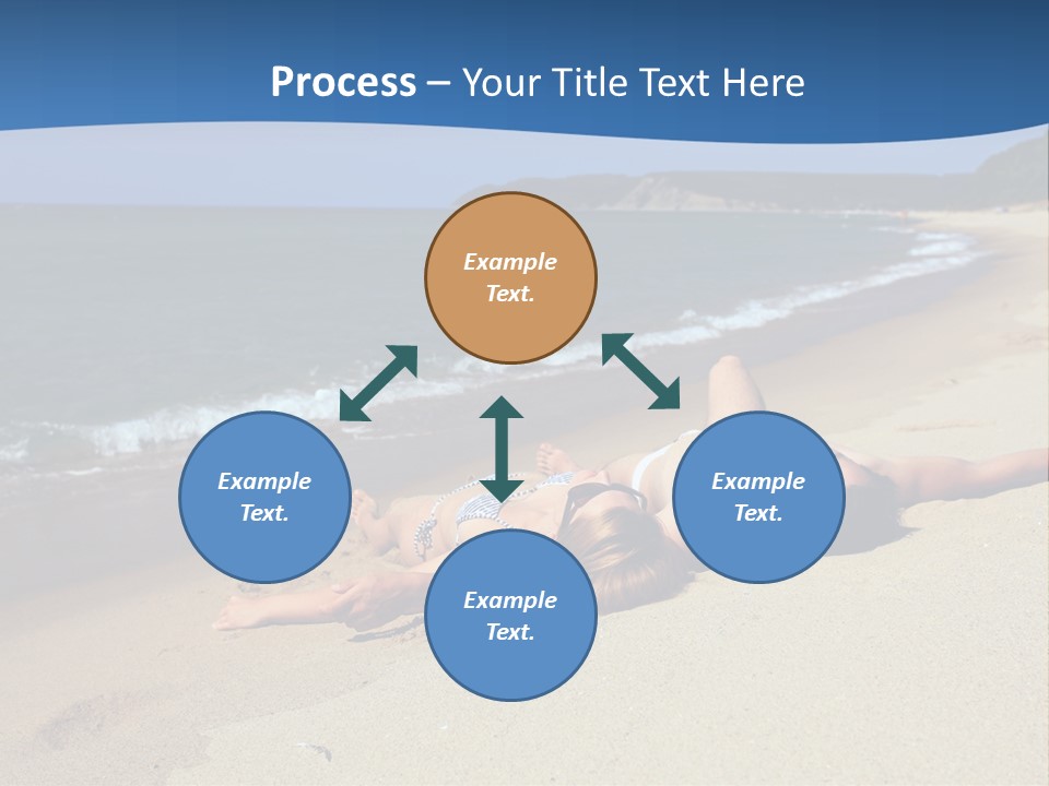 Tanning Portrait Man PowerPoint Template
