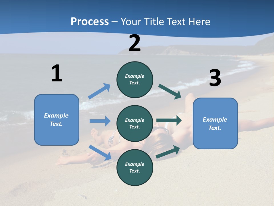 Tanning Portrait Man PowerPoint Template