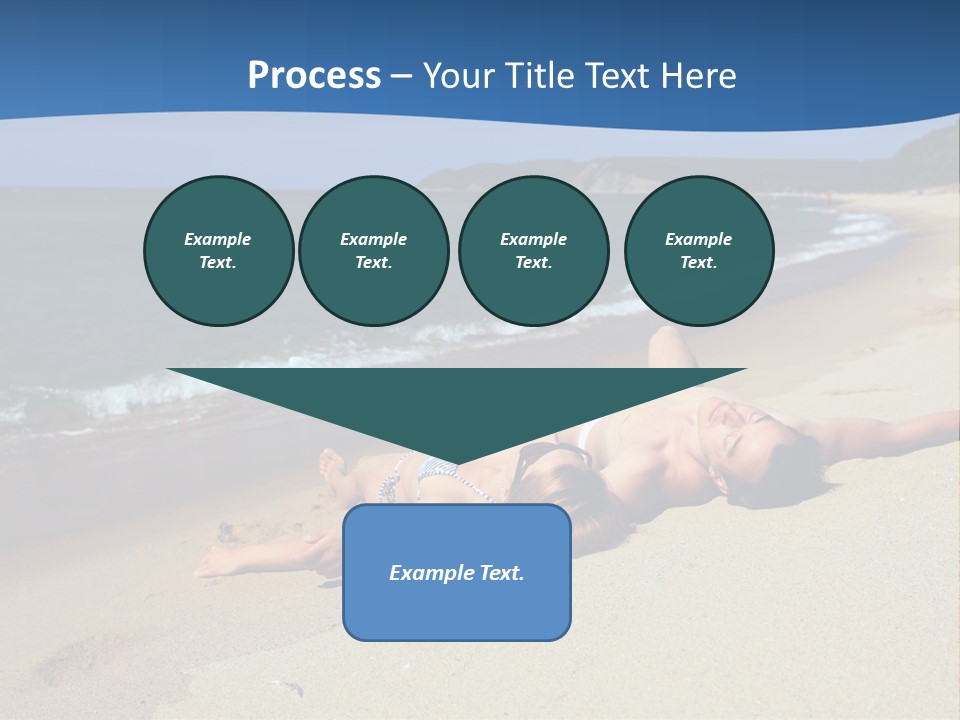 Tanning Portrait Man PowerPoint Template