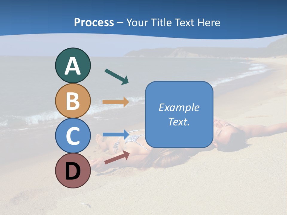 Tanning Portrait Man PowerPoint Template
