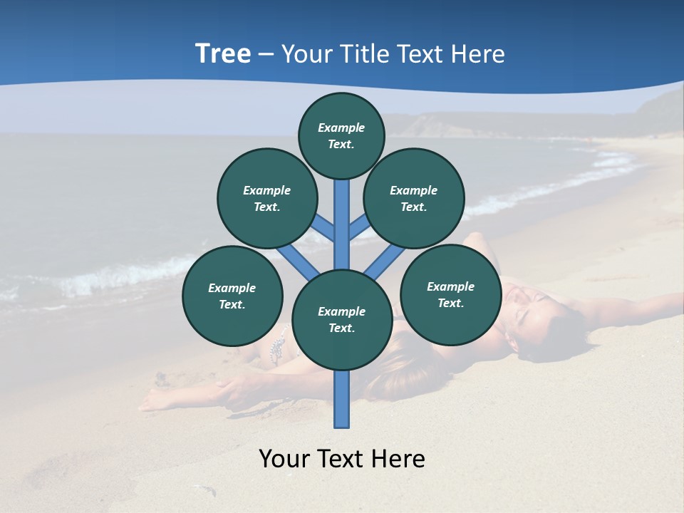 Tanning Portrait Man PowerPoint Template