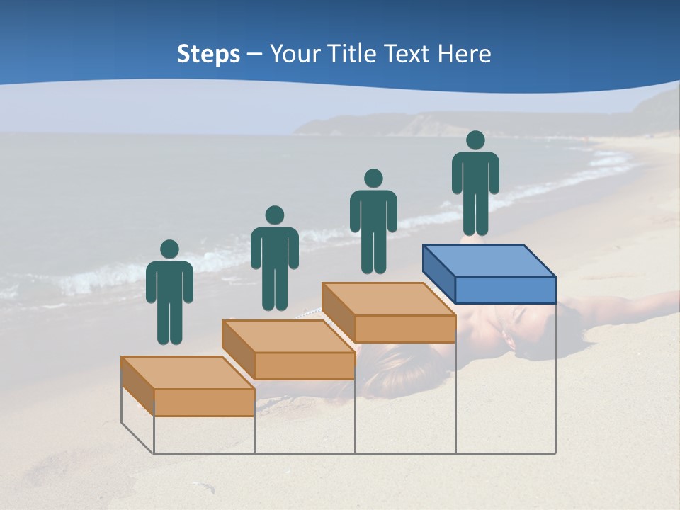 Tanning Portrait Man PowerPoint Template