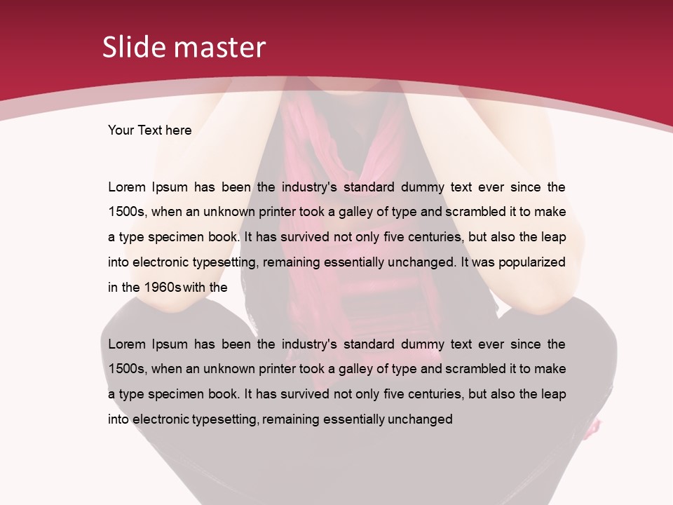 Woman Mental Expression PowerPoint Template