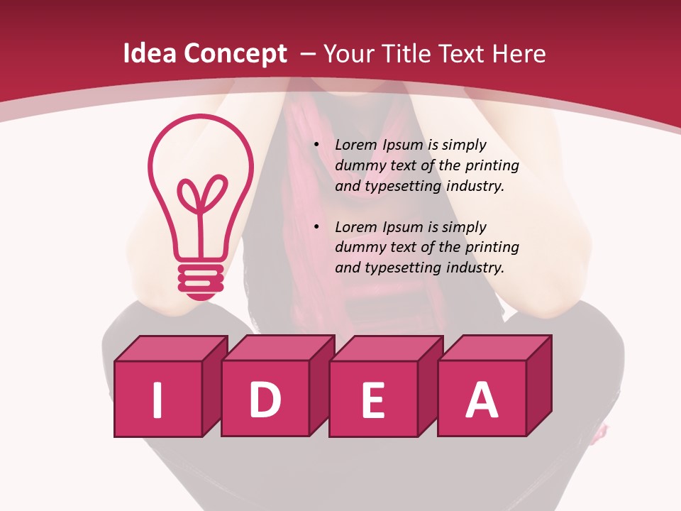 Woman Mental Expression PowerPoint Template