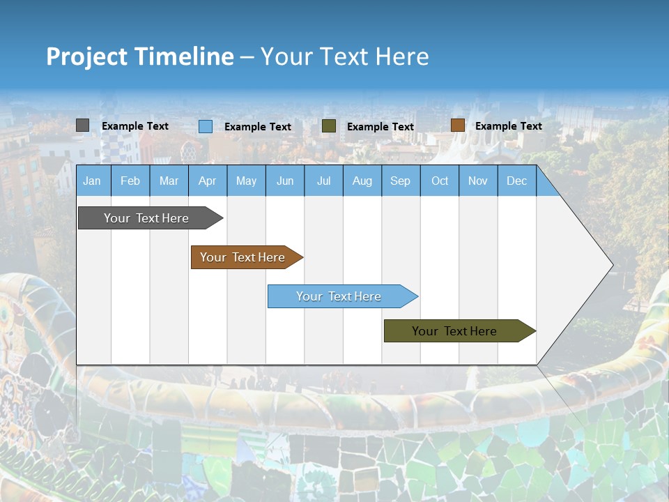 Cathedral Barcelona Geometry PowerPoint Template