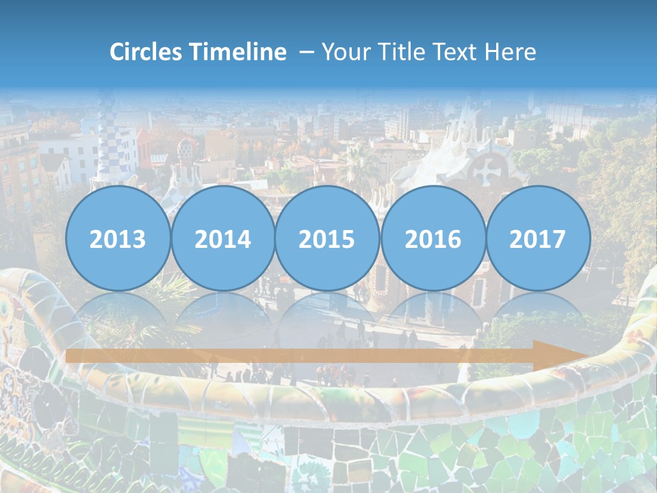 Cathedral Barcelona Geometry PowerPoint Template