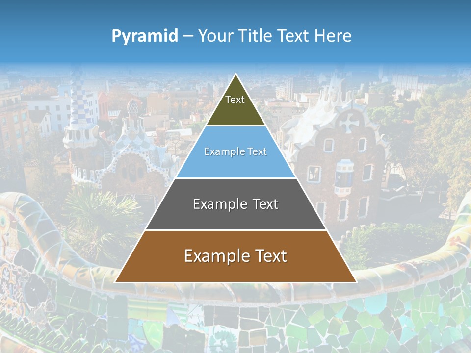 Cathedral Barcelona Geometry PowerPoint Template